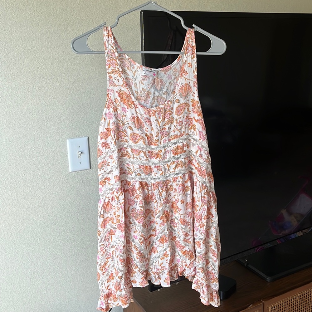 SOLD NWOT free people intimately voile lace detail tunic - Picture 4 of 11